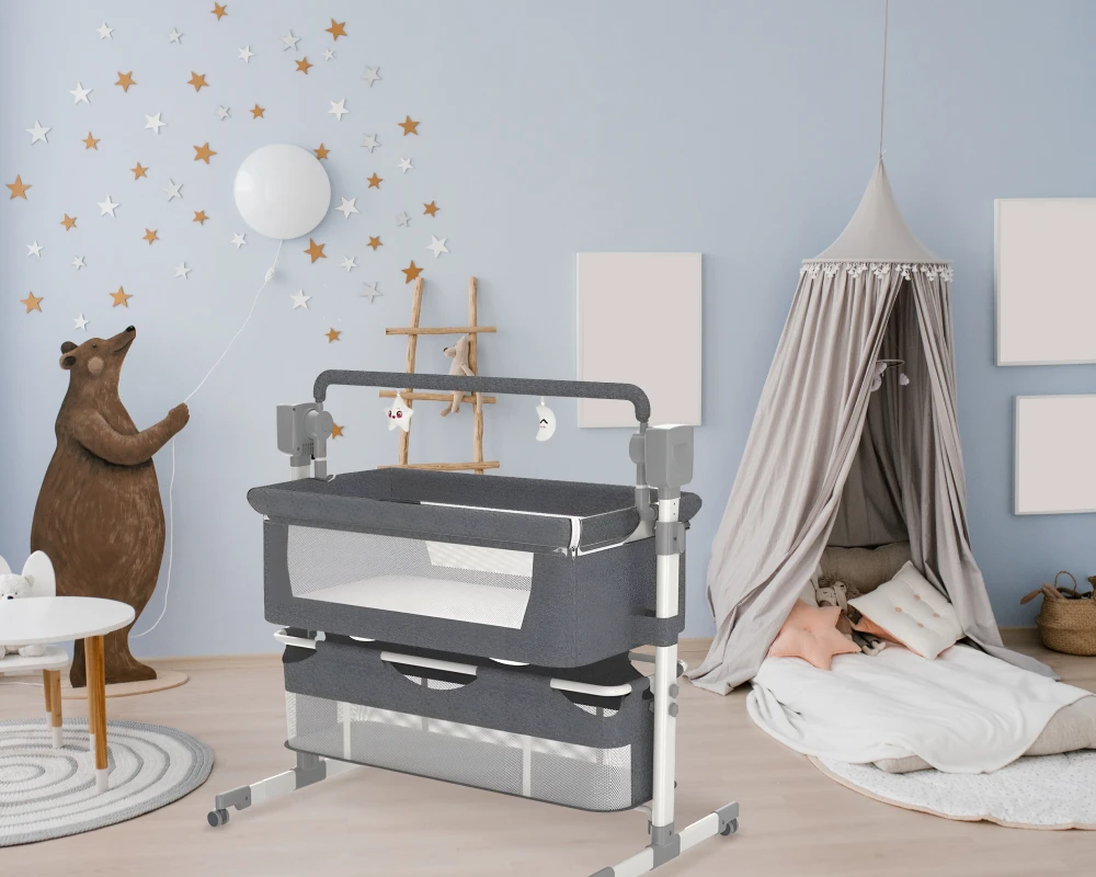 rocking bassinet with wheels