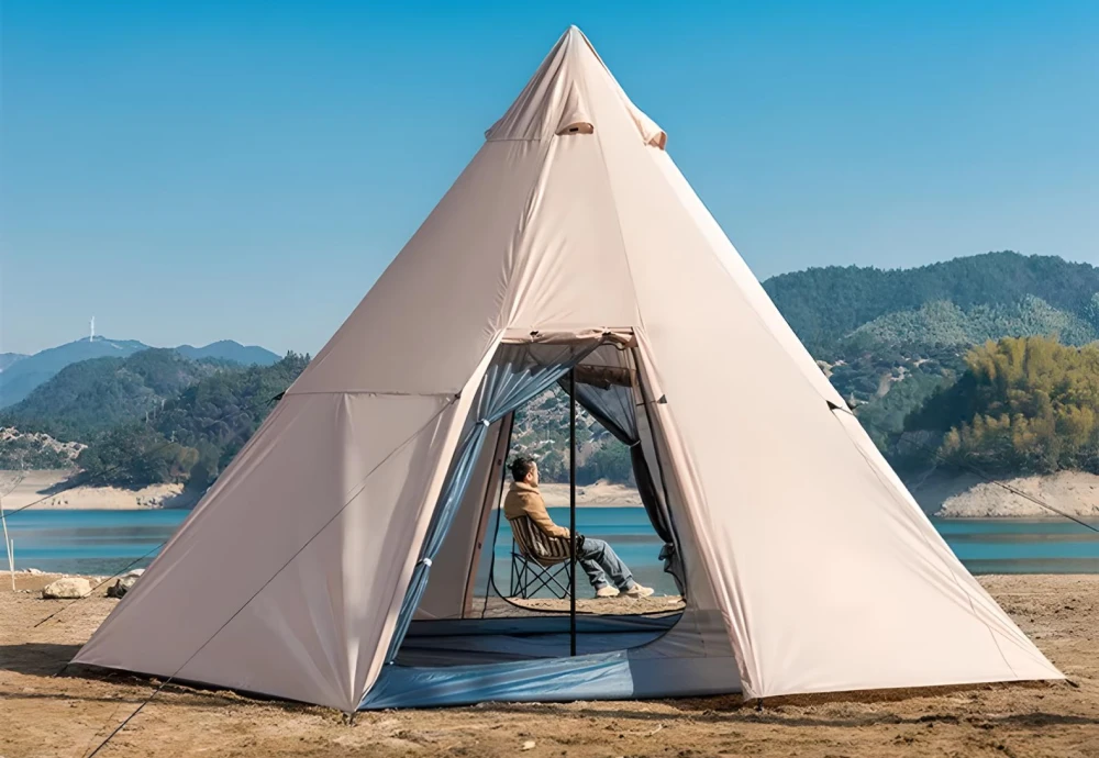pyramid meditation tent